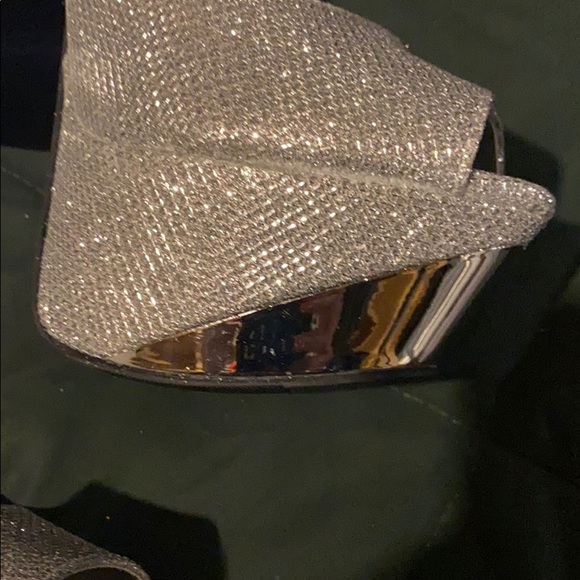 Sexy silver sequence heels - Picture 4 of 6